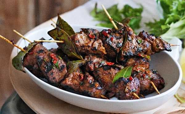 Brochettes d'agneau